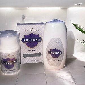 Young Living Shutran Bar Soap and Men's Wash Set